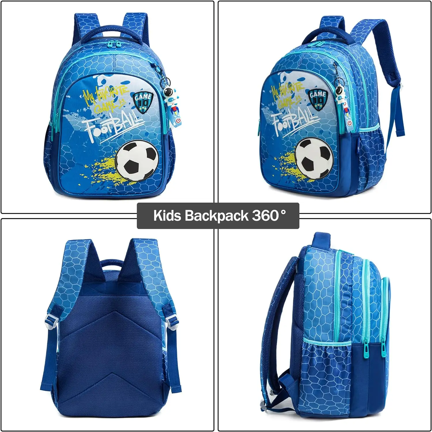 School Backpacks for Primary Children 3 in 1 School Bag Child with Lunch Bag Kids Book Bag for Boys Girls Kawaii Backpack