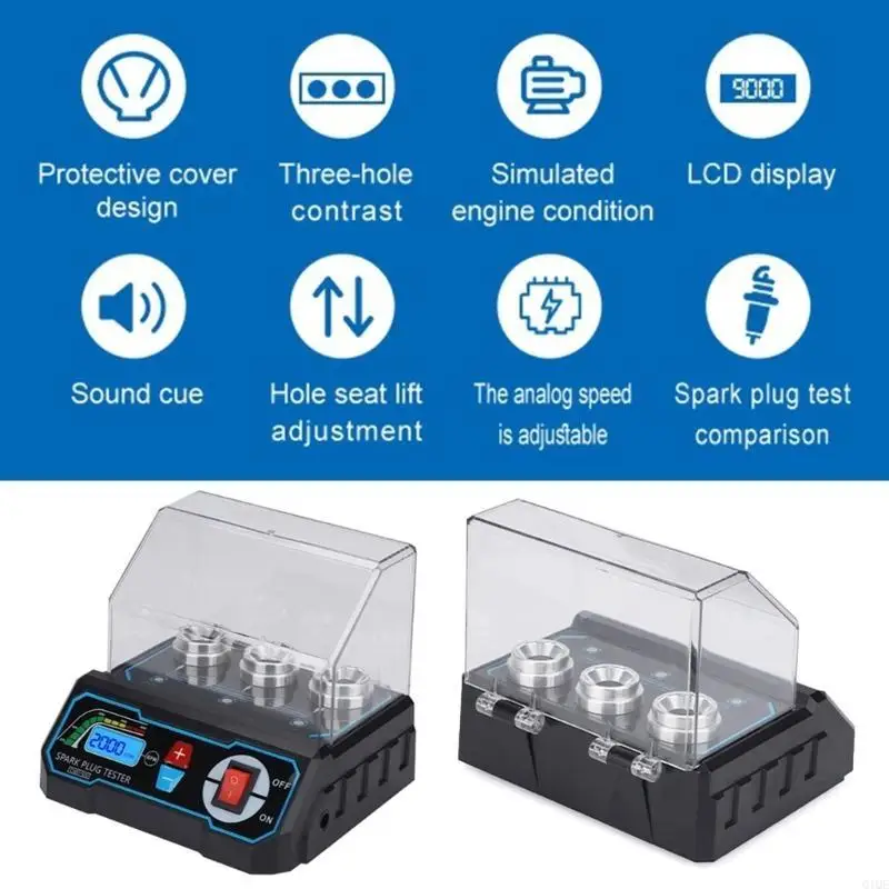 Q1QE Digital Digital Plugs Tester لإصلاح دقيق للتشخيص #5