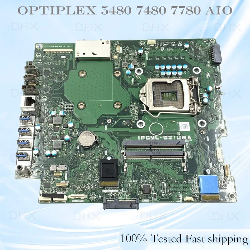 IPCML-GZ/UMA For DELL Optiplex 5480 7480 7780 AIO Motherboard Intel Q470 04G47W LGA 1200 Mainboard 100% Tested Fully Working DH