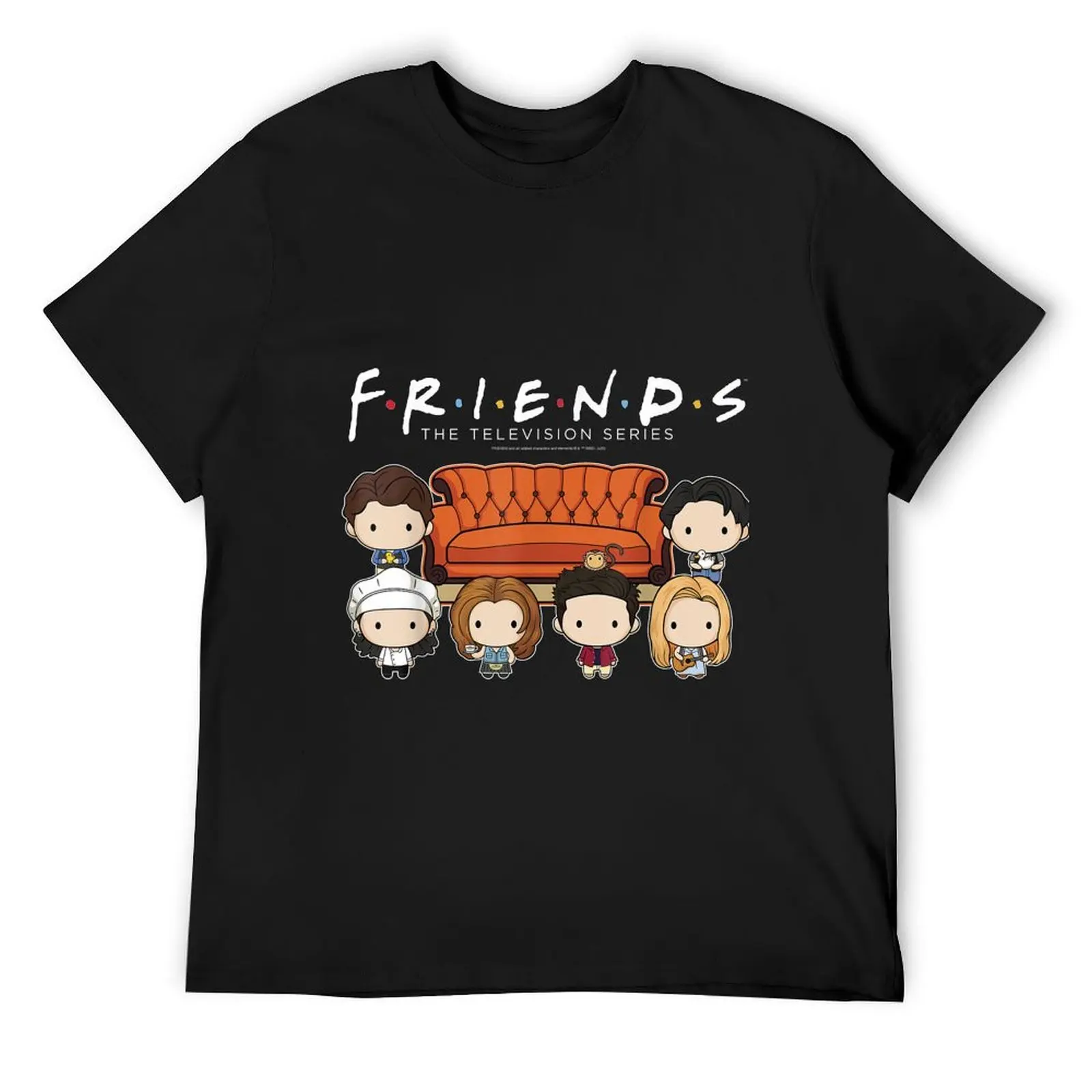 

Friends Chibi Couch Crew Logo T-Shirt T-Shirt anime affliction shirts korean fashion Louboutins mens graphic t-shirts hip hop