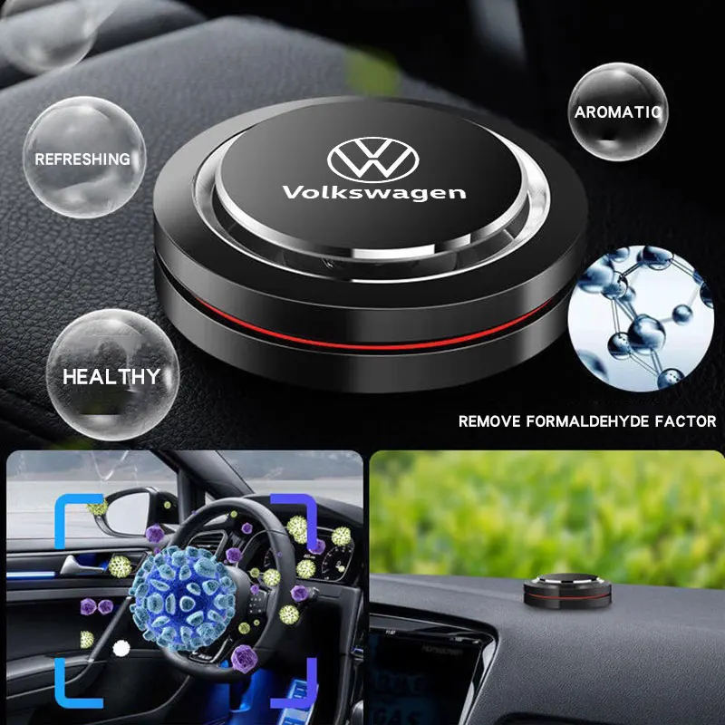 

Car Flying Saucer Air Freshener Perfume Diffuser Deodorant For Volkswagen VW Golf Tiguan Passat Touran Fox Voyage ID6 ID7 Arteon