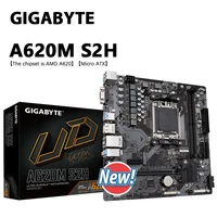 GIGABYTE nuevo A620M S2H AMD Micro ATX A620 DDR5 6400(OC) MT/s M.2 USB 3,2 SATA 6 Gb/s 96G compatible con CPU serie 7000 Socket AM5