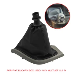 For FIAT DUCATO BOX (250) 100 MULTIJET 2.2 D Car Styling Gear Shift Knob Leather Gaiter Boot Dustproof Cover Case Collar