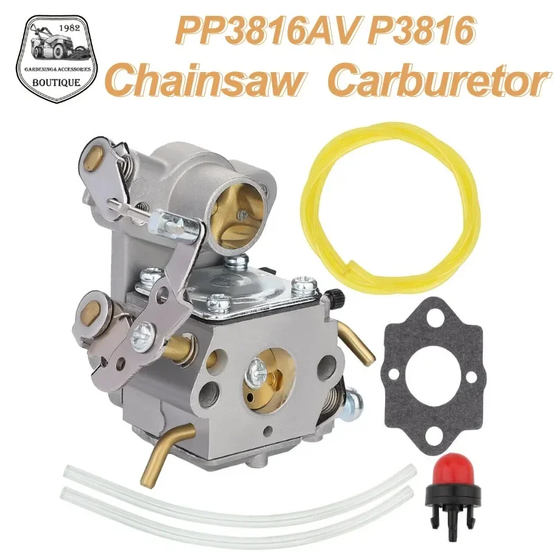 

Carburetor for Poulan PP3816AV P3816 967146301 38cc Chain Saw Carb