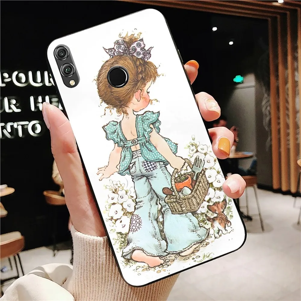 Sarah Kay Girls cute Phone Case For Huawei Honor 10 lite 9 20 7A pro 9X pro 30 pro 50 pro 60 pro 70 pro plus