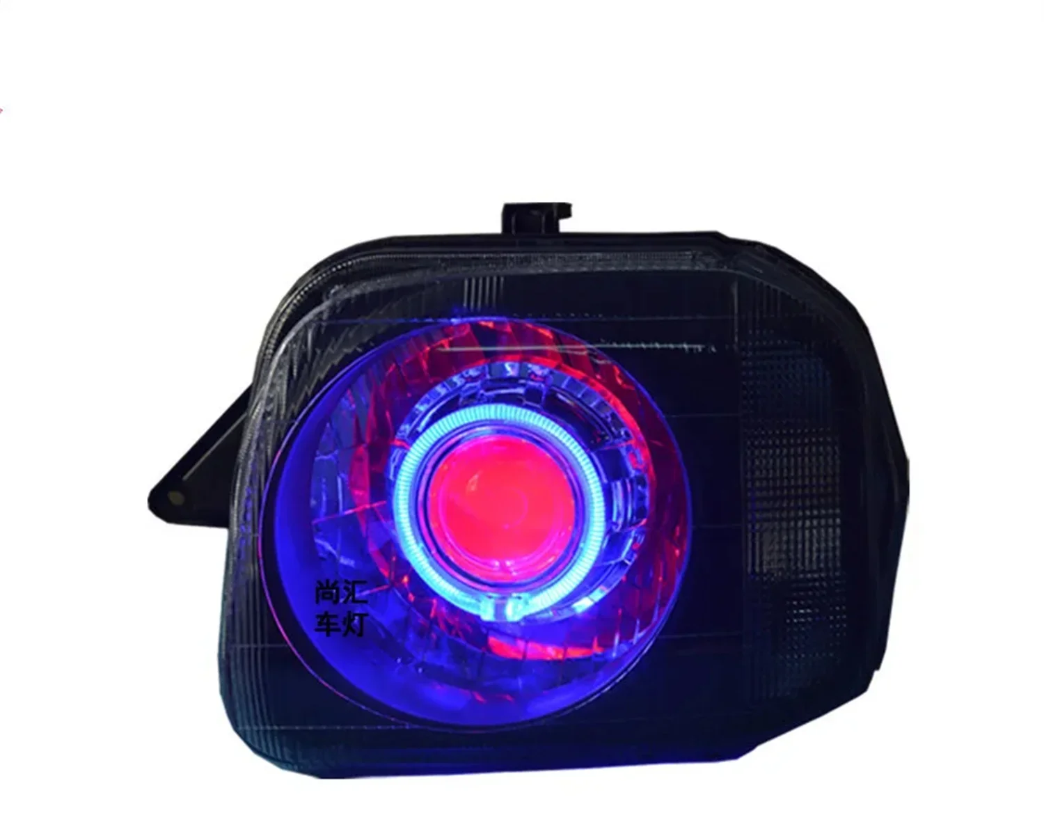 LED HID المصباح لسوزوكي جيمي 2007-2017 Cob عين الملاك Led النهار تشغيل ضوء Drl بدوره إشارة مع عدسة العارض #5