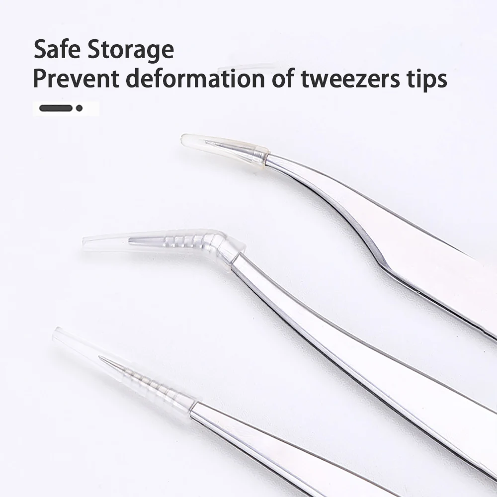 Eyelash Extension Tweezers Makeup Stainless Steel Eyelash 3D accurate Clip Tweezer for Volume Fan Lashes Extensions Makeup Tools