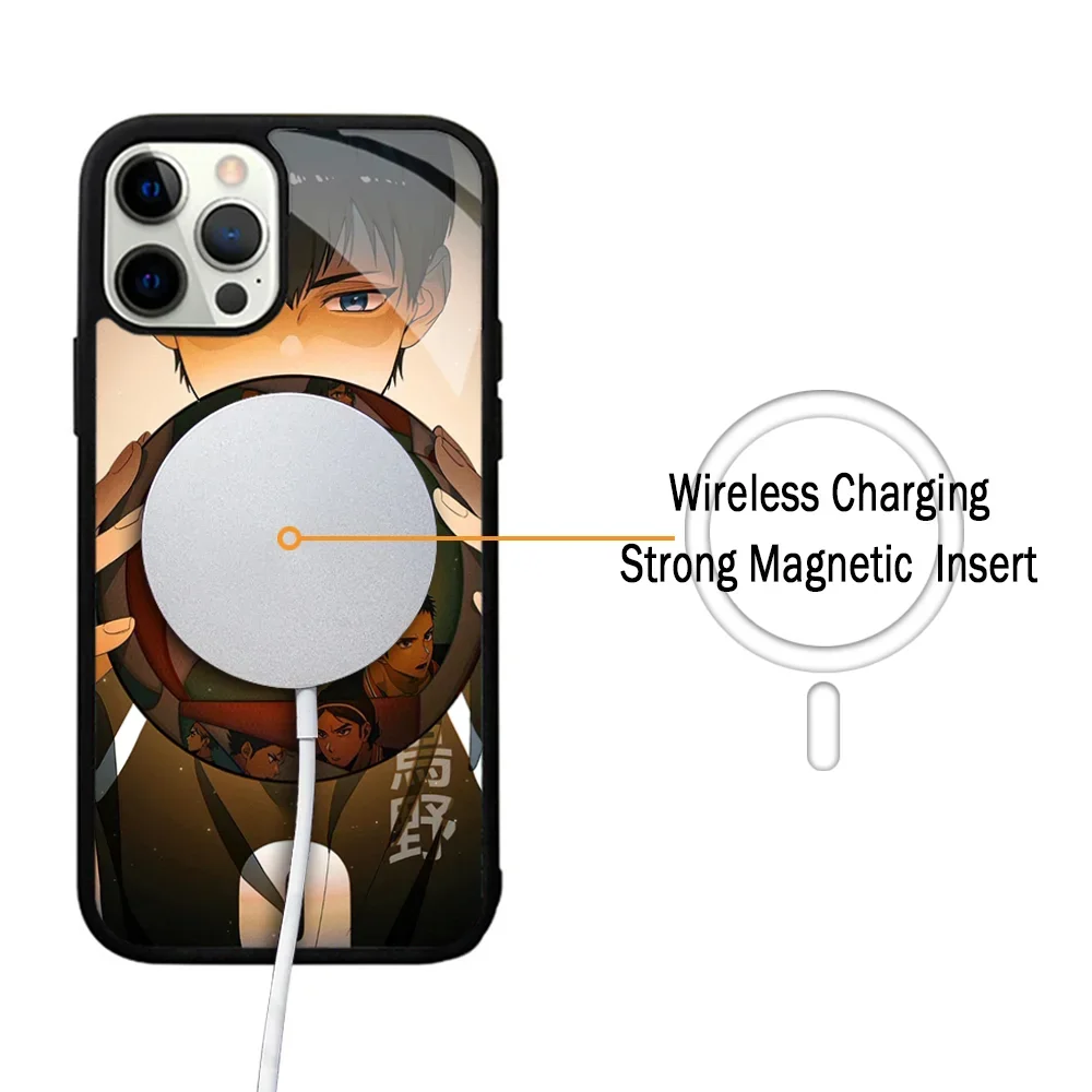 Anime Tobio Kageyama Haikyu Cool Phone Case For IPhone 11 12 13 14 15 Plus Pro Max Mirror Acrylic For Magsafe Wireless Charging