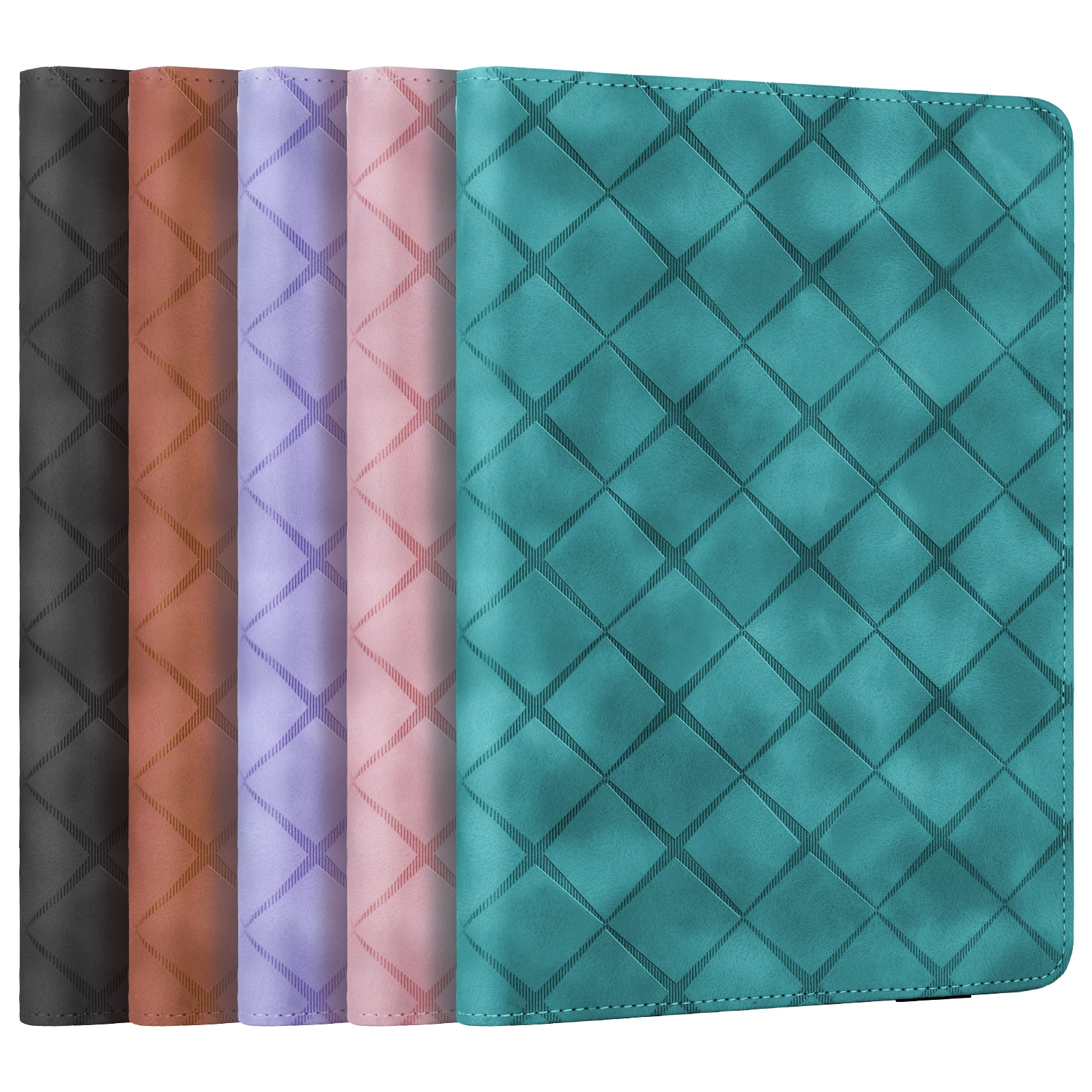 Custodia per tablet con trama di controllo per iPad Air 2024 2025 MINI 3 4 5 6 7 8 9 10a generazione Pro 10.9 10.2 11 12.9 13 pollici Cover in pelle