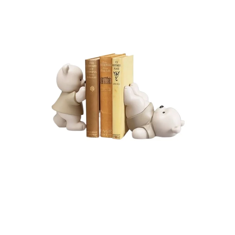 For healing bear book file small ornament home decoration