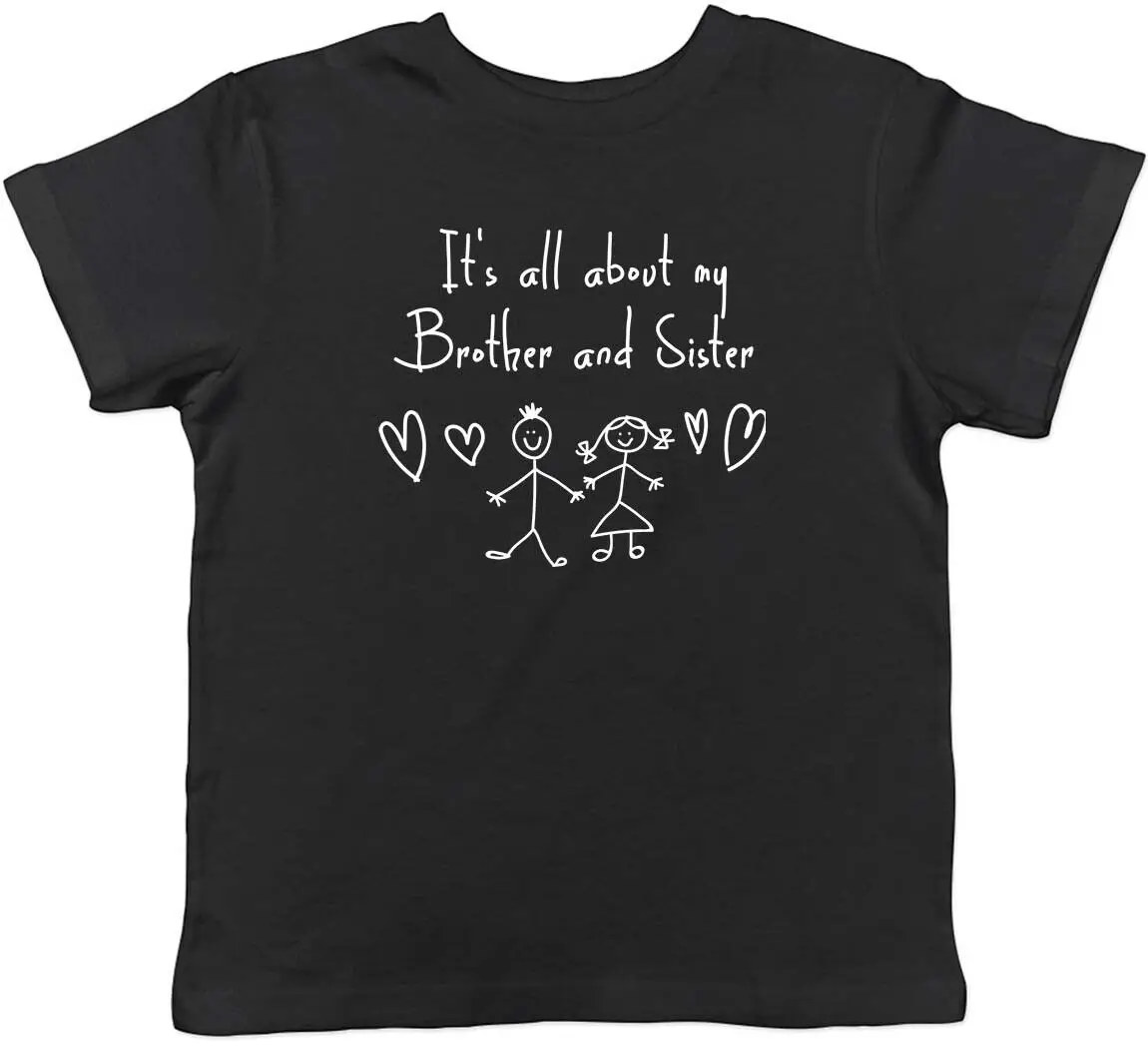 It's All About My Brother and Sister Childrens Kids T-Shirt Boys Girls