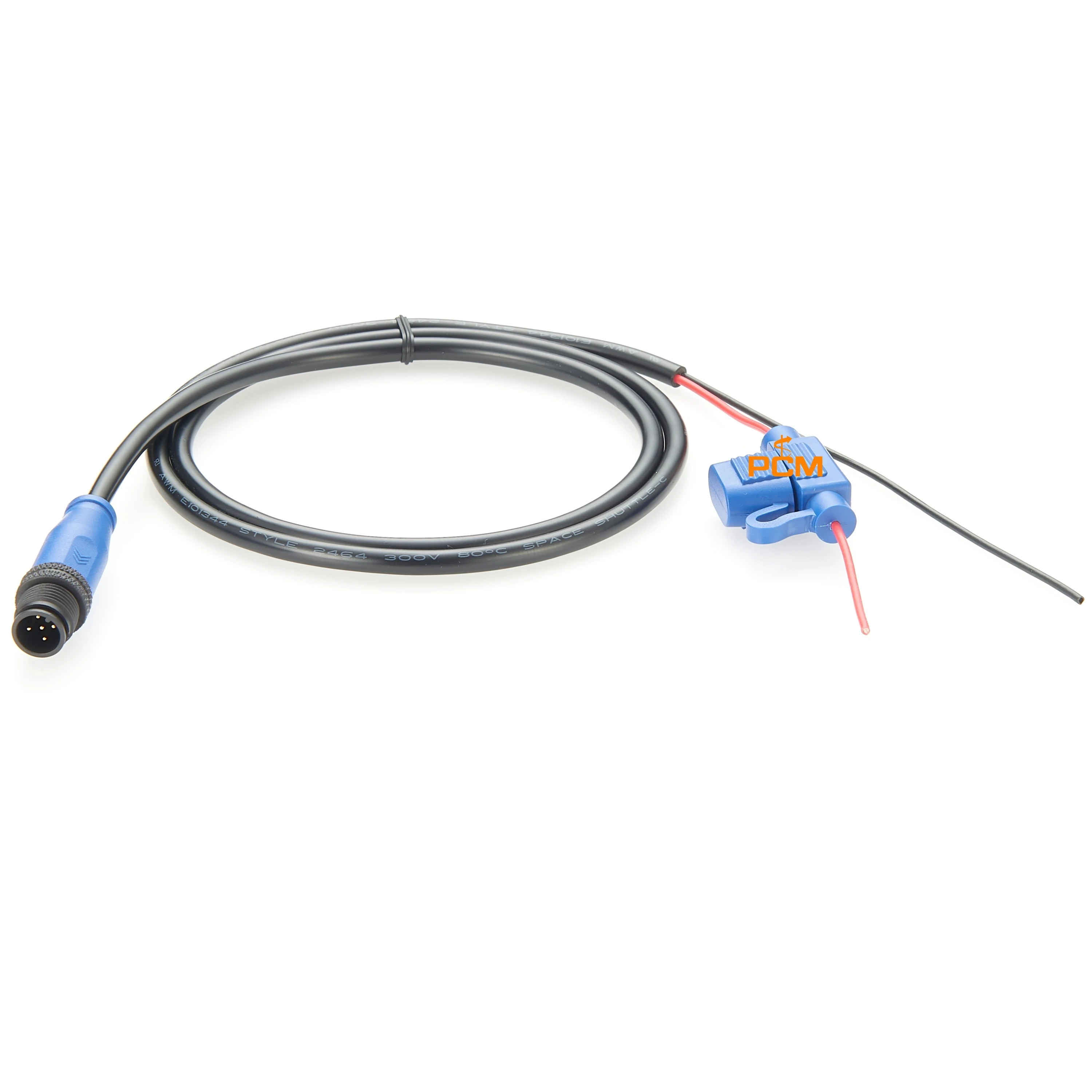 M12 5 pin A-code connector NMEA 2000 N2K-PWR-RD Power Cable with Fuse for Lowrance Simrad B&G Navico & Garmin Networks Data