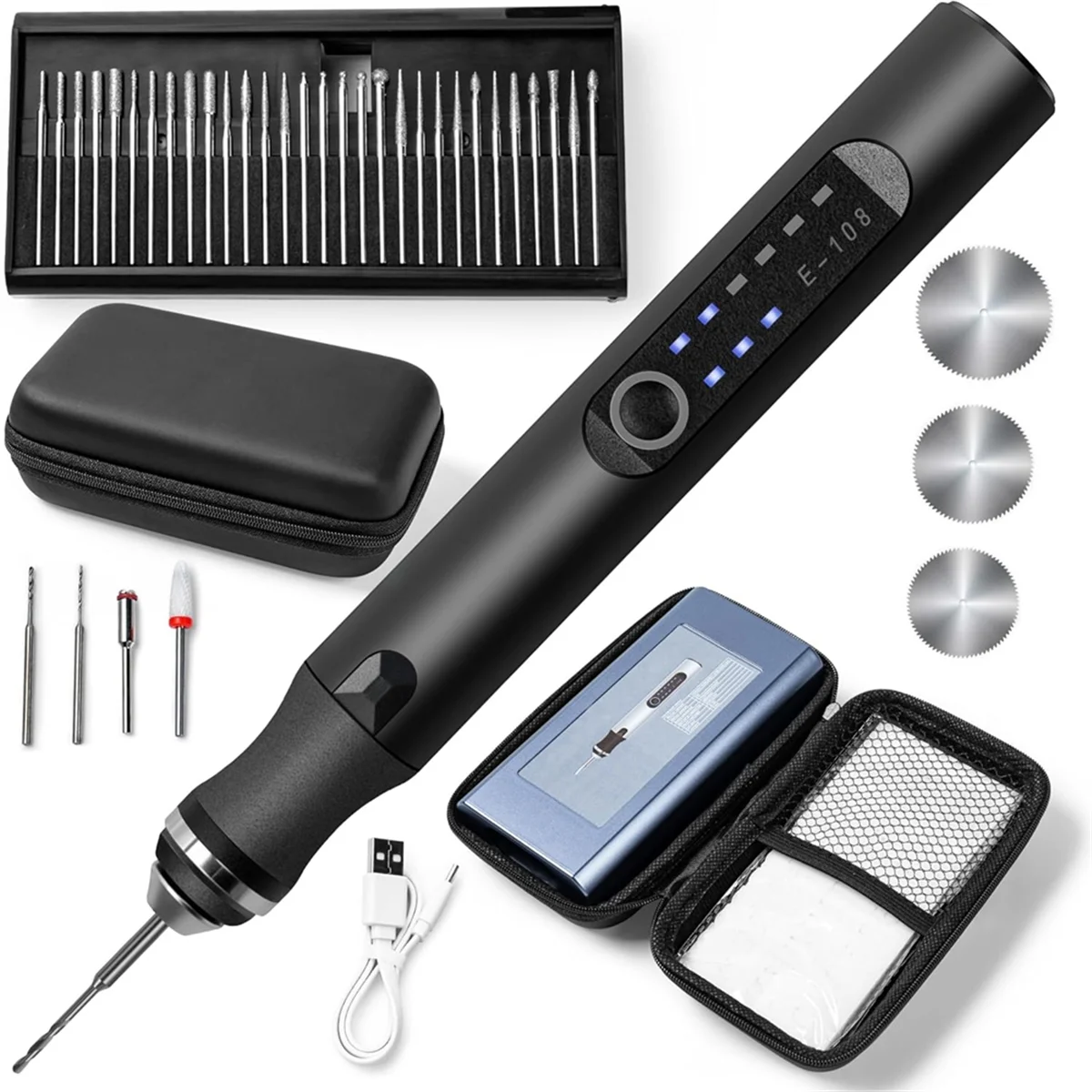 قلم نقش EULM - قلم ورق نقش محمول لاسلكي لأدوات تلميع الفنانين