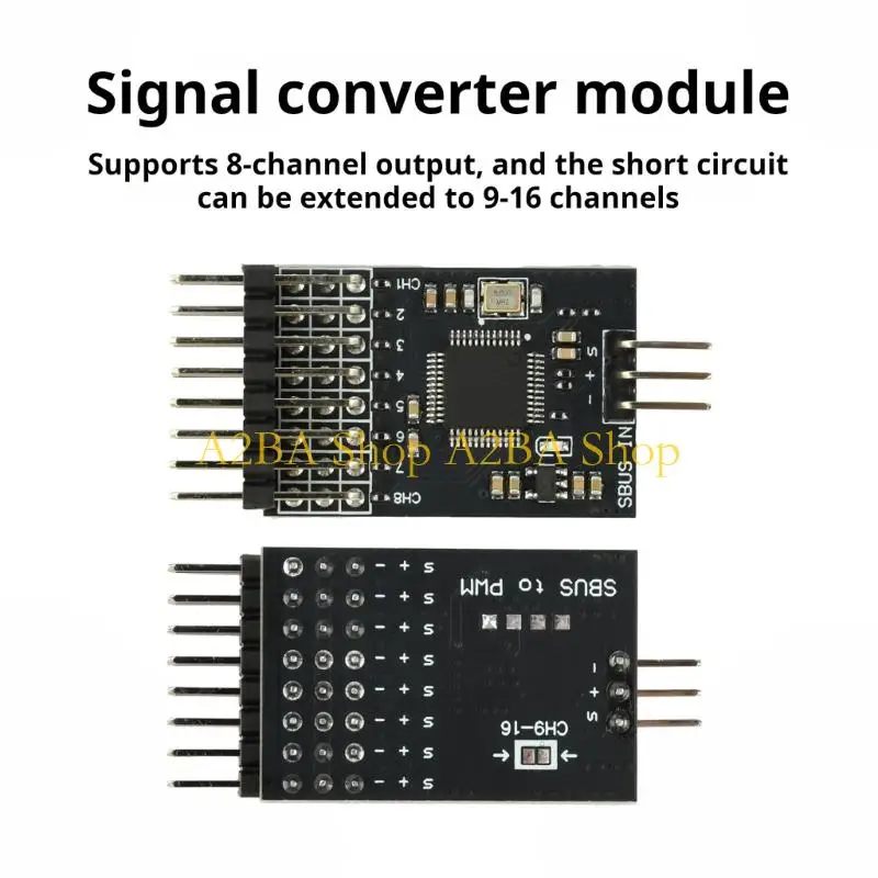 A2BA SBUS To PWM 8 Channel Adapter Module For Model Aircraft Remote Control