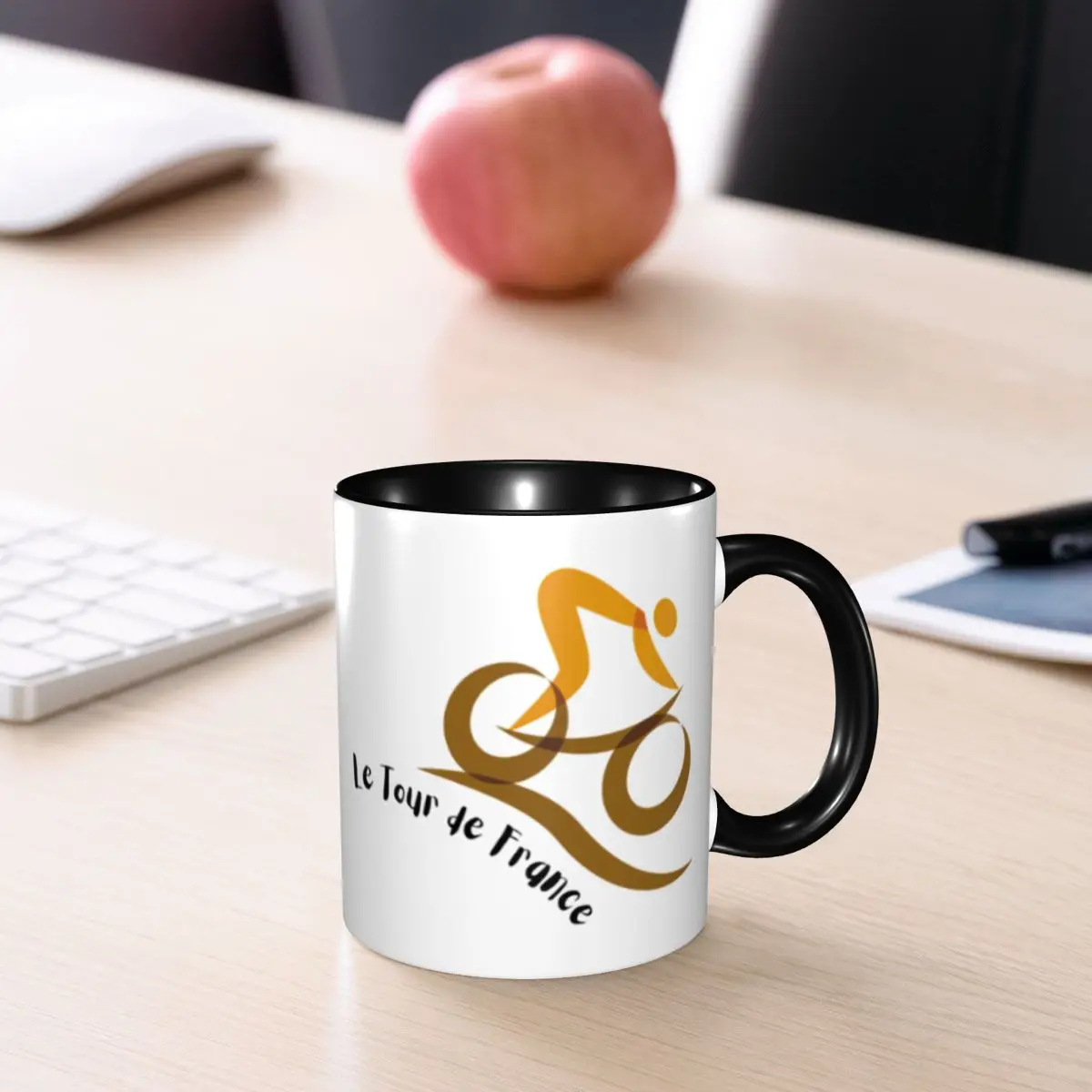 Personalized Tour De France Cycling Race Mug DIY Ceramic Milk Tea Coffee Cups view 6