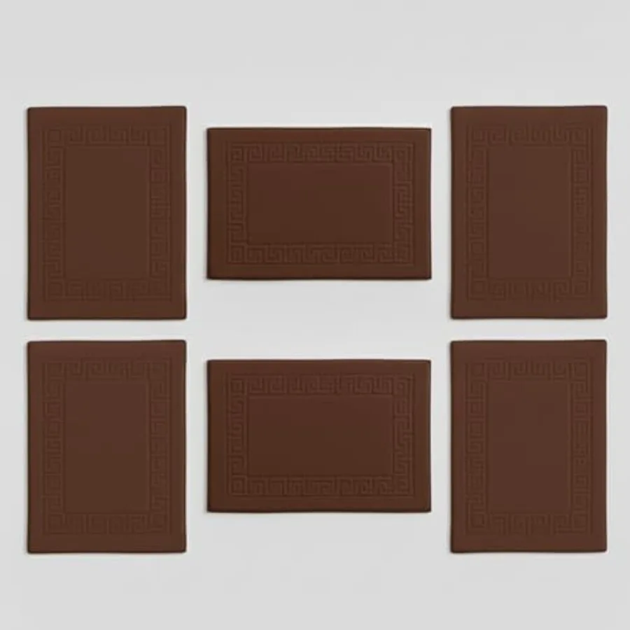 

Cotton Bath Mats - 0" x 30" Ultra-Soft and Super Absorbent Ring-Spun Cotton Banded Design - Bathmat Towel Hotel Style - Ideal f