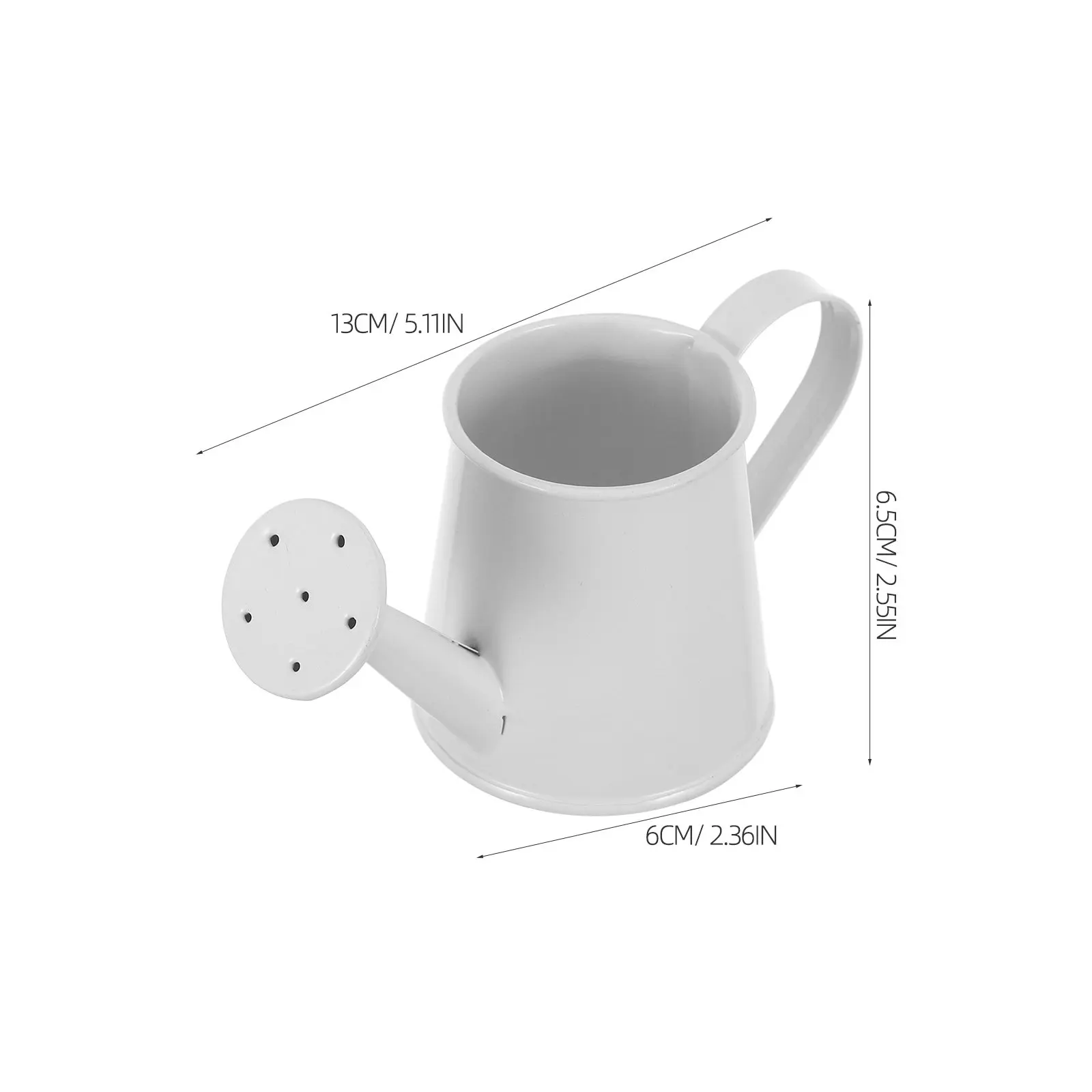 Miniature Watering Can Iron Material for Tiny Succulents Desk Shelf Decor Plant Care Tool Warm Inviting Design Mini Garden Water view 2