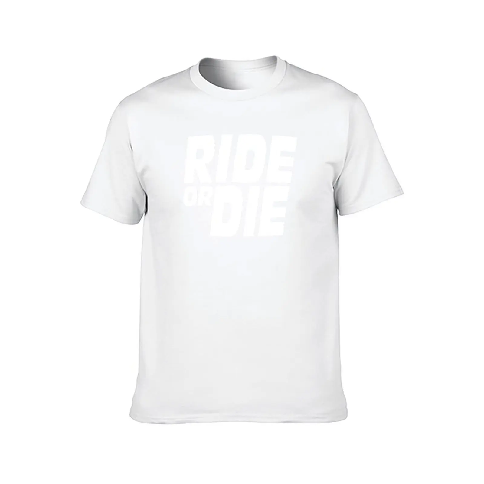 تي شيرت Ride Or Die تي شيرت رجالي 100% قطن ماركة فاخرة تي شيرت رجالي فاخر