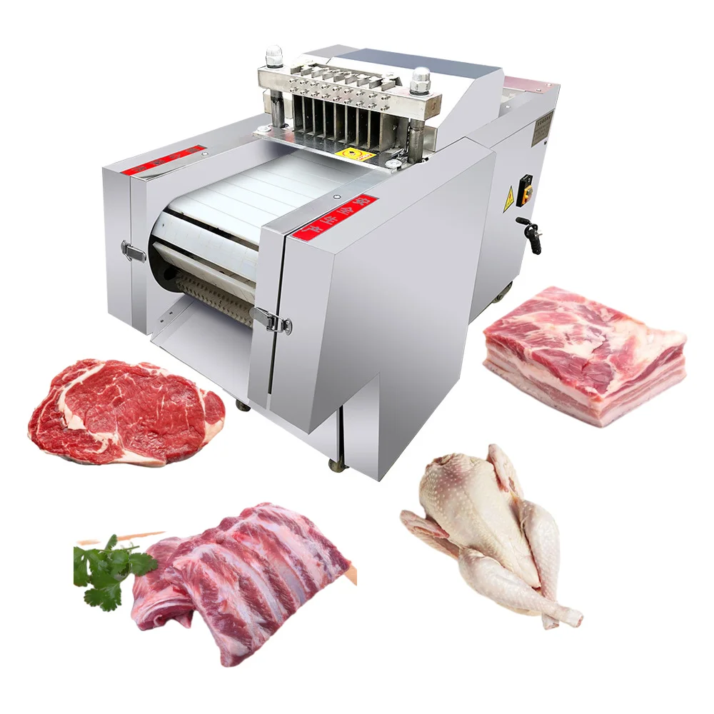 

Meat Chopping Board Cube Slicing Machine Meat Cutting Blades Frozen Meat Cutting Machine Bone Saw Cutter