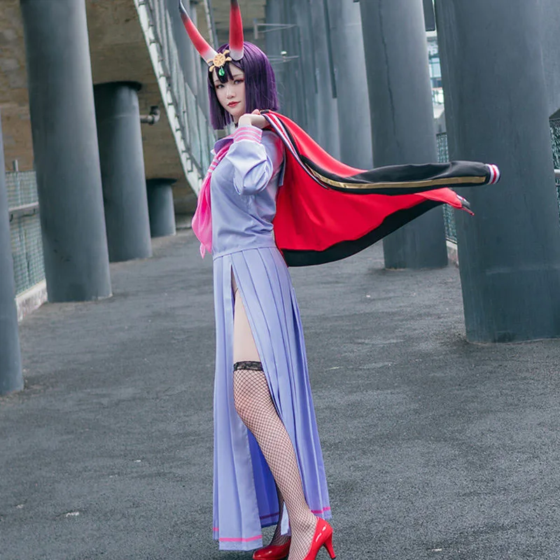 Uniforme de Marin Sexy Assassin Shuten-douji Cos pour Femme, Costume de Cosplay d'Halloween, Haut, Jupe, Collier, Chaussette, Destin, Grand Ordre, JK