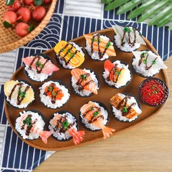 Fake Sushi Rice Covered Rice Food Model Kitchen Scene Toys Simulation Props Pendant Doll Accessories Home Decor Decorations