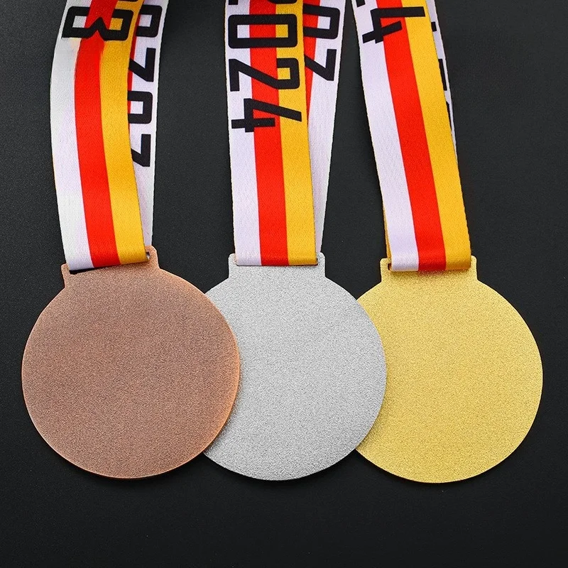 Customized Metal Medals, Finger Embossed Games, Gold, Silver, Copper, Factory