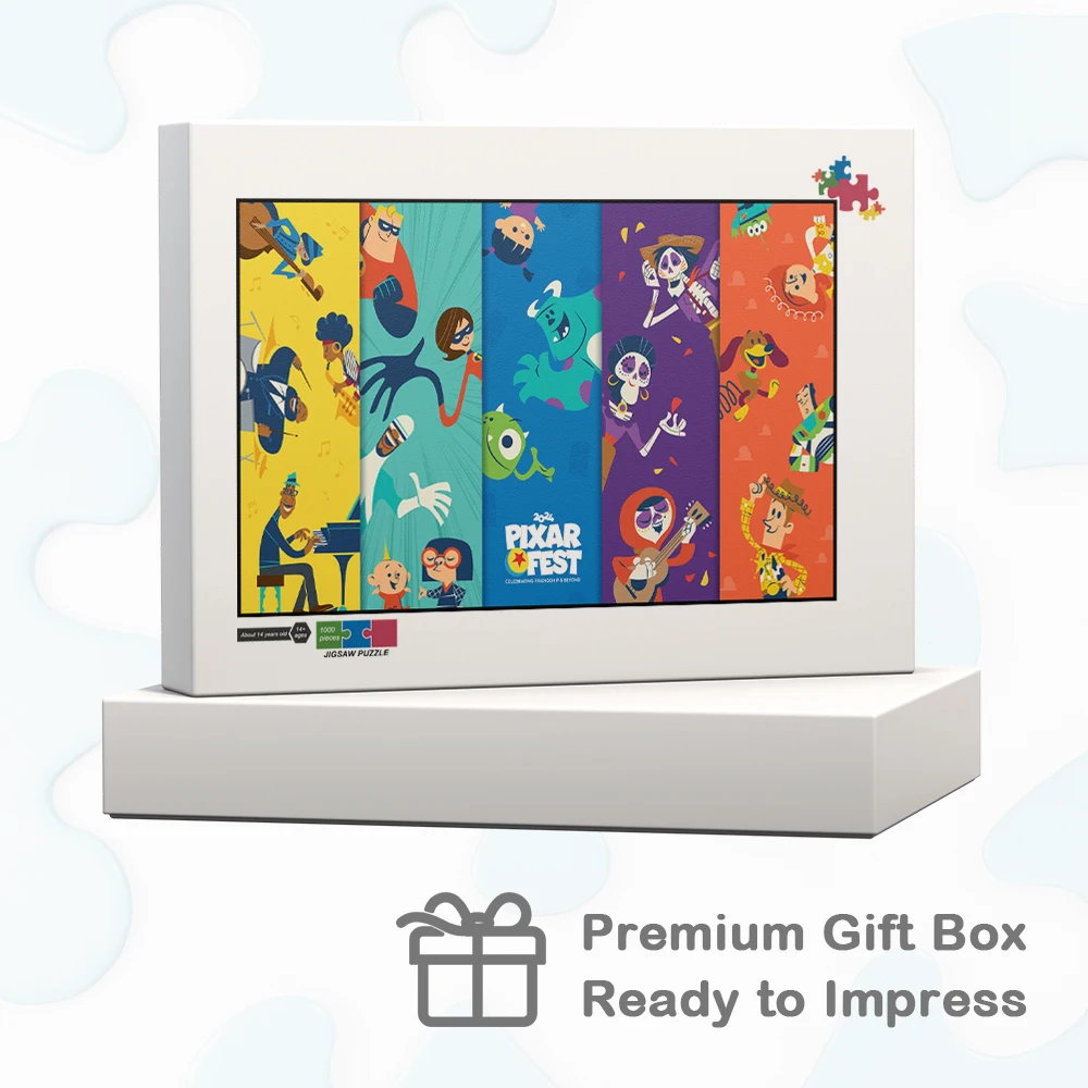 ピクサー フェスト キャラクター パズル 大人用 クラシック ディズニー 漫画 シリーズ ゲームとパズル 108/200/300/500/1000/1500 ピース パズル