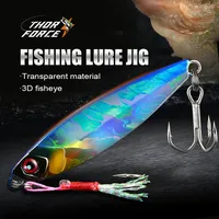 Metal Cast Jig Jigging Fish,Sea Trout Bass Tackle,Saltwater Fishing Lure,Iron Plate Lead Fish Lure,Trolling Hard Artificial Bait