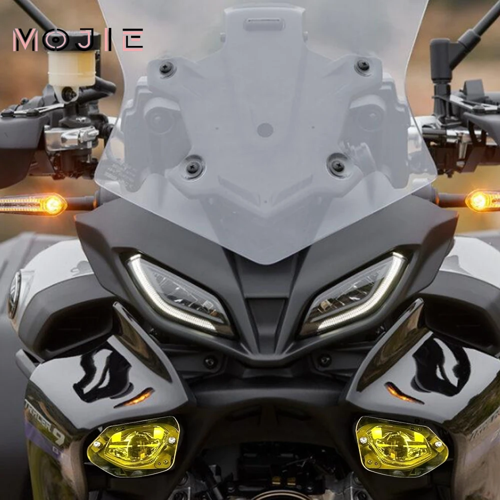 2024 9GT 9GT Lower Headlight Guard For Yamaha Tracer 900/GT 9/GT Auxiliary Projector Fog Light Protection Spotlight Shield Cover