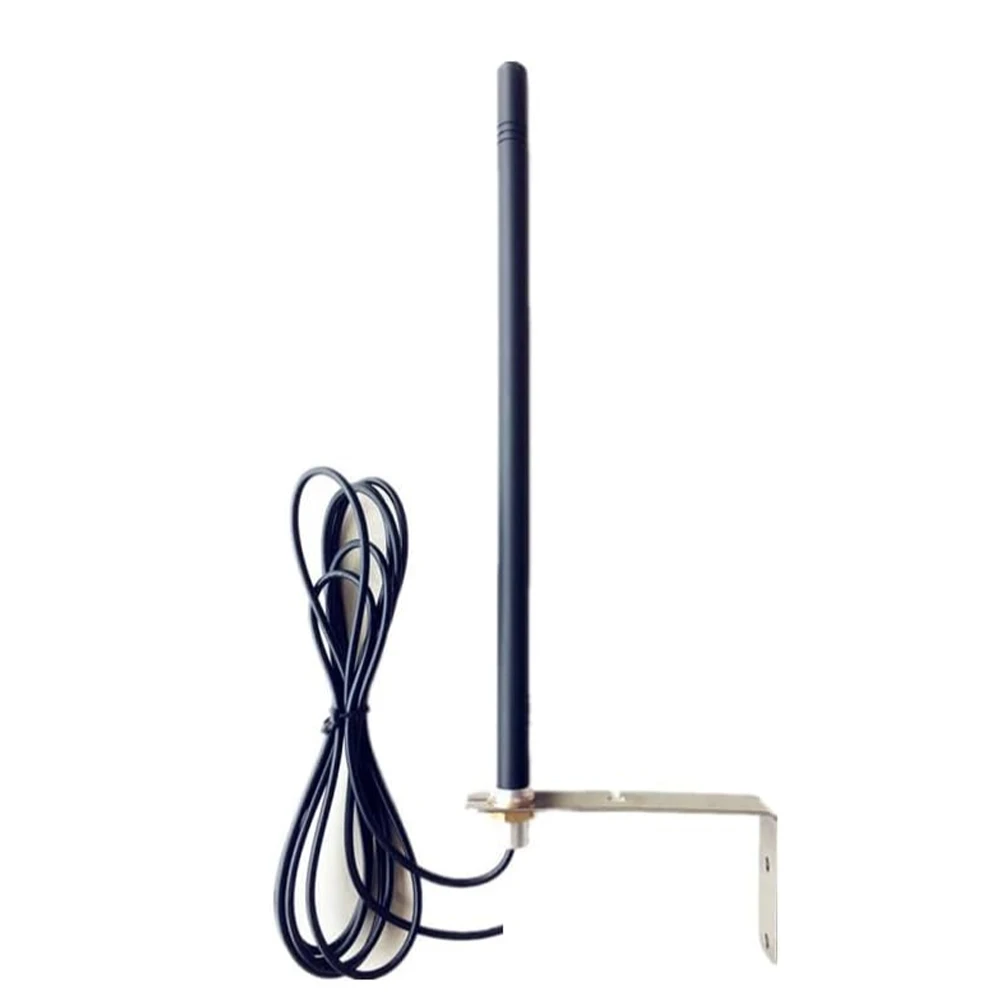 433mhz Mini High Gain Garage Door Electric Gate Opener Antenna with Stainless Steel Bracket & 9.8ft Cable