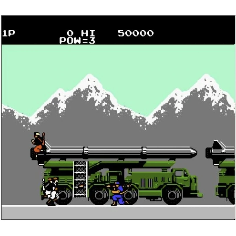 Green Beret - خرطوشة ألعاب Muteki Soldiers (FDS) لوحدة تحكم FC بطاقة ألعاب الفيديو 60Pins