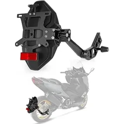 Motorcycle Rear Fender Wheel Splash Guard Mudguard License Plate Frame Kit For Yamaha T-MAX 560 Tech Max 2022-2023