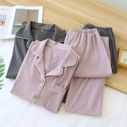 2026 autumn and winter new couple pajamas set, men's and women's long sleeved pants two-piece set, warm and thick home clothes