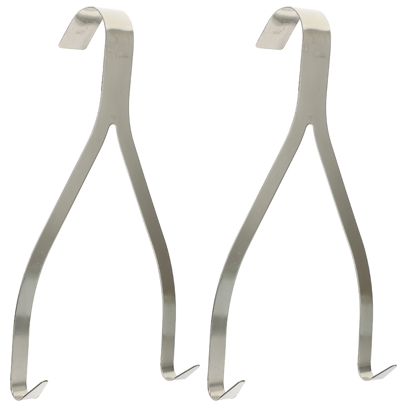 

2Pcs Stainless Steel Meat Hooks Thick Sharp Roast Chicken Bacon Hooks Kitchen Bbq Meat Hanging Butcher Household