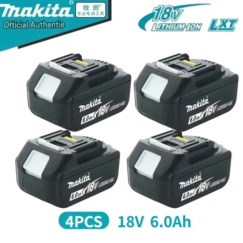 

100% genuineMakita lithium-ion battery 18V BL1850B BL1860B suitable forMakita 18V electric tool DTW700DDF487 with charger