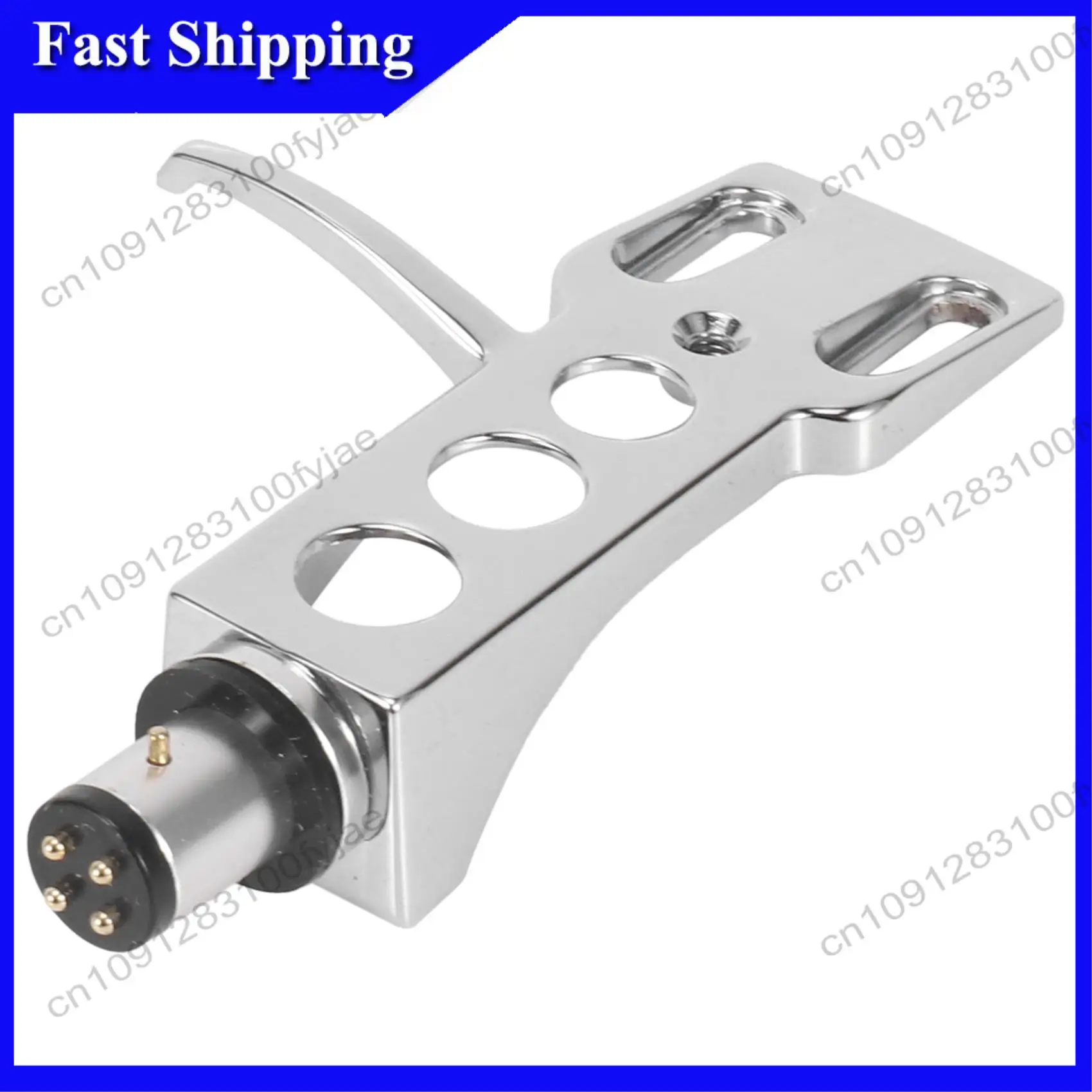 -X07A Universal LP Disc Record Player Phono Turntable Headshell 4-Pin Aluminum Alloy With OFC Leadwires For Direct-Drive Turntab
