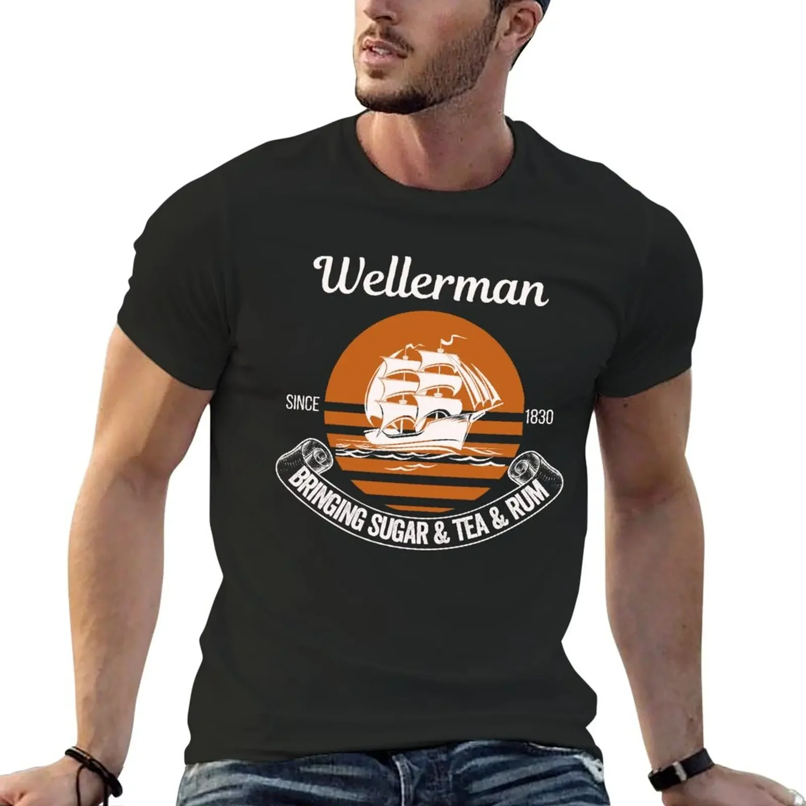

Wellerman Sea Shanty - Sugar and Tea and Rum T-Shirt plus sizes custom shirt graphic t shirts vintage anime shirt mens t shirts