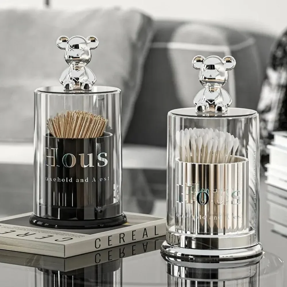 Acrylic Toothpick Dispenser Box with Lid