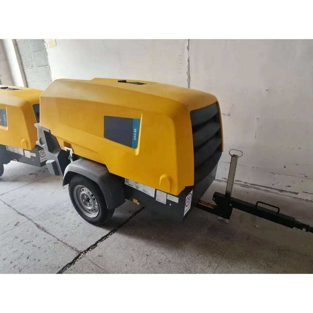 Cut on XAS88 XAS88Kd Series Portable Mobile Air Compressor  in Gas Extraction.