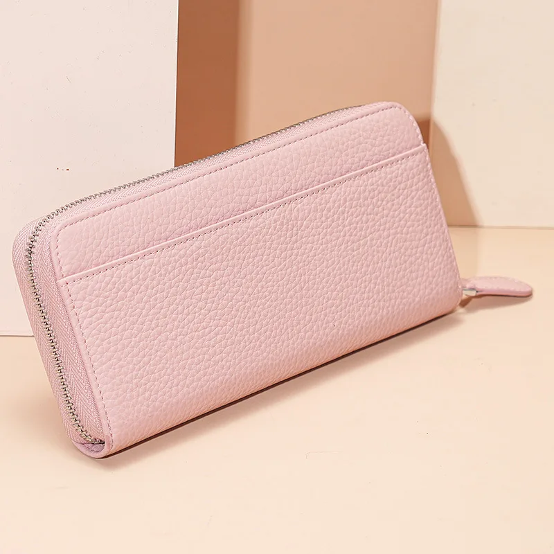 western-cowhide-leather-large-capacity-long-women-wallet-multi-cards-phone-bag-for-mens