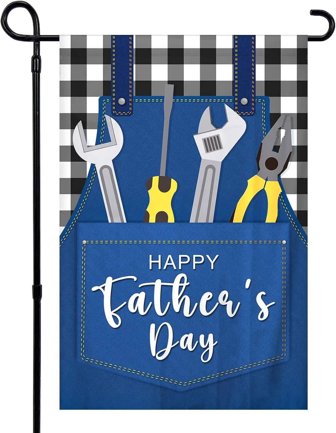 Happy Father's Day Garden Flag 12X18 Inch Double Sided Tool…
