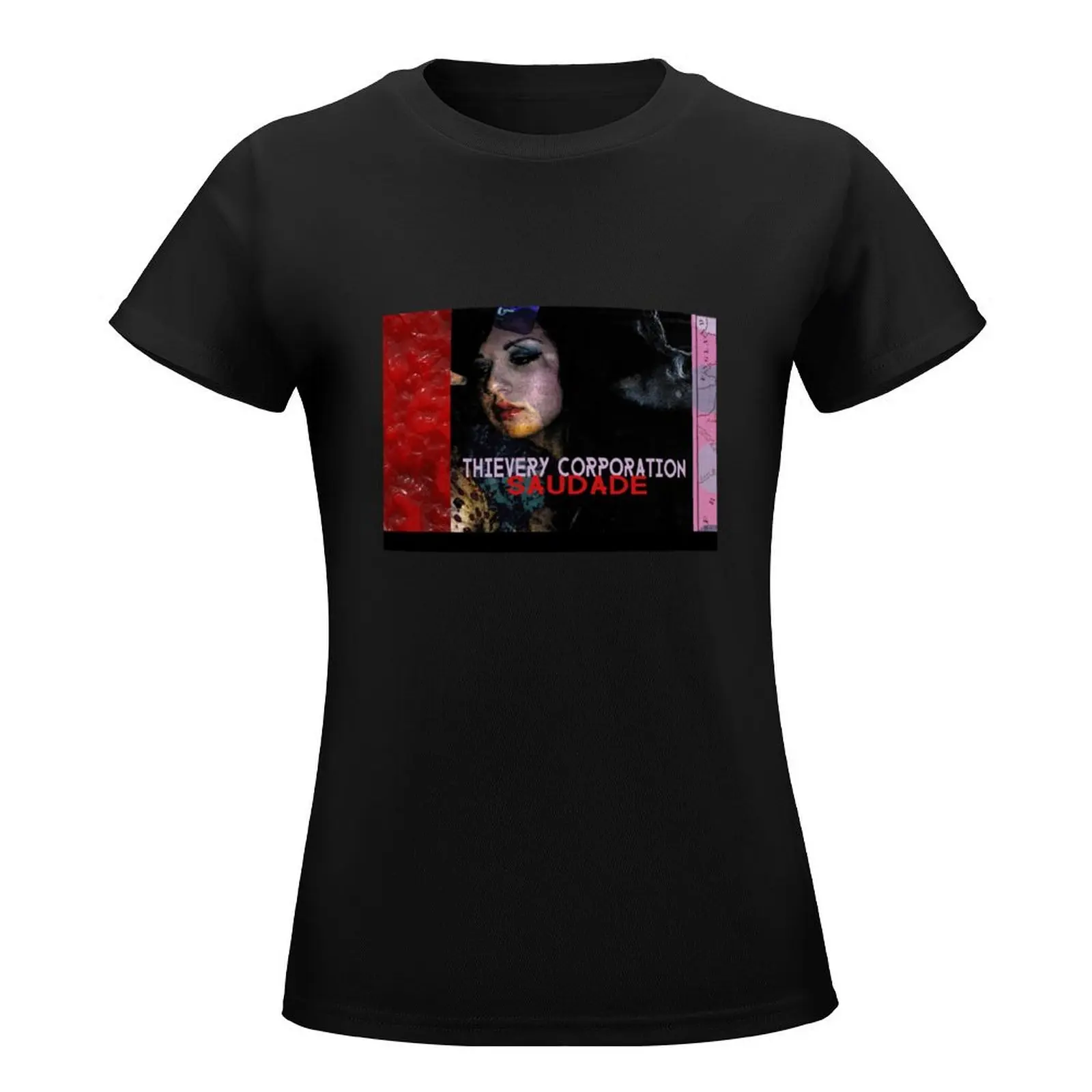 THIEVERY CORPORATION - Saudade T-Shirt tops lady clothes oversized workout shirts for Women