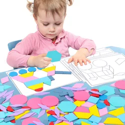 Toddler Multifunctional Geometric Puzzle Board Baby Shape Color Recognition Puzzle Wooden Early Educational Toys Kids Gifts