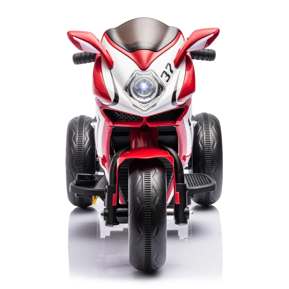 Plástico vermelho 6v crianças motocicleta elétrica/crianças brinquedos motocicleta/carro elétrico infantil/guarda elétrica na motocicleta