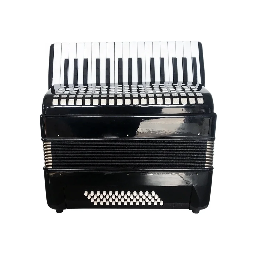 

SEASOUND OEM 32 Keys 48 Bass Black Piano Keyboard Accordion Instrument Acordeon JP3248