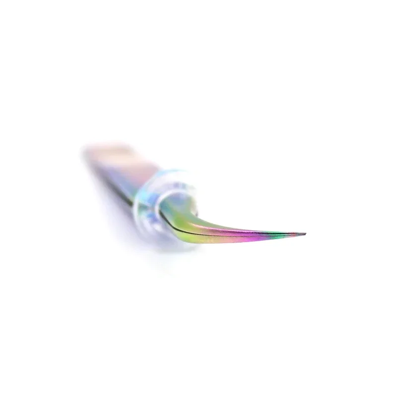 Stainless Steel Eyelash Extension Tweezers Anti-static Anti-magnetic Lash Tweezer 3D Fan Volume Lashes Makeup Tool