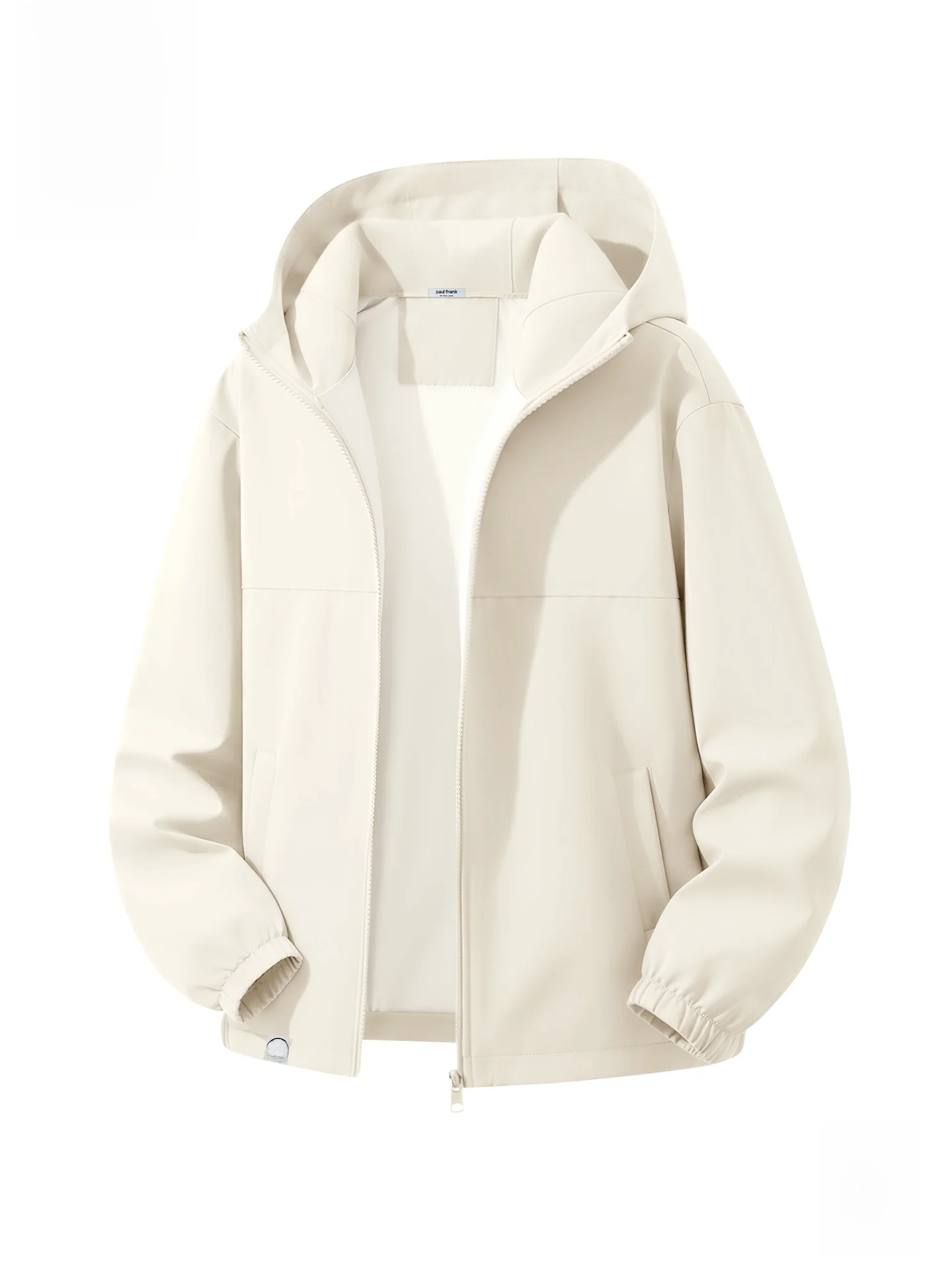 

Heavyweight Hooded Jaet Men's Spring 2026 Lightweight Outdoor Casual Faion Polyester Fiber Long Sve Zipper ...