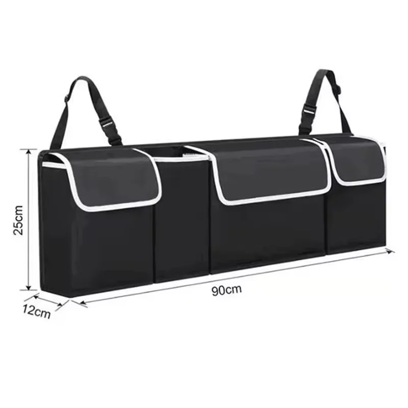 Car Trunk Organizer Backseat Storage Bag High Capacity Multi-use Oxford Car Seat Back Organizers Automobile Interior image 6