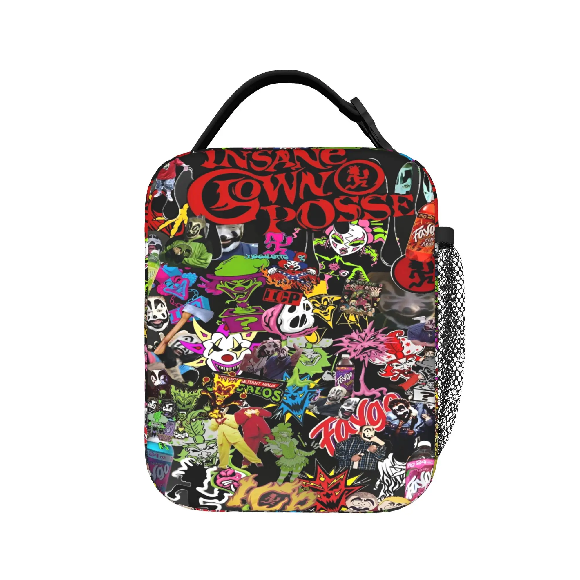 Insane Clown Posse Lunch Bag  Picnic Lunch Box For Men Funny Graphic Design Tote Food Bags Oxford Portable Cooler Bag