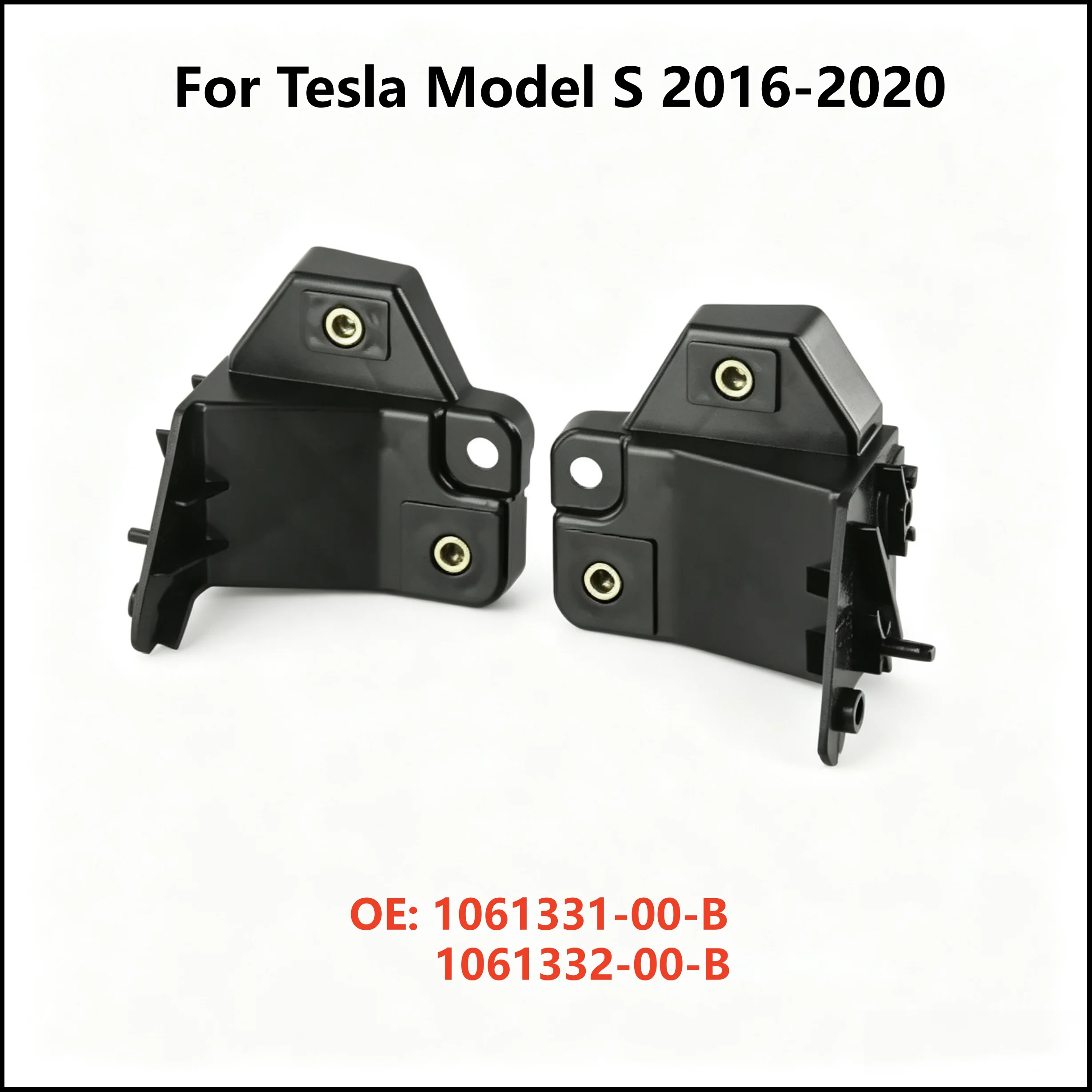 Car Front Bumper Headlight Lamp Mounting Bracket OE 1061331‑00‑B 1061332‑00‑B Fit For Tesla Model S 2016‑2020 Left & Right Auto